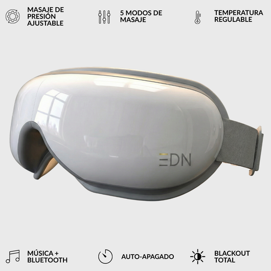 AUREA PRO - Masajeador de Ojos con Calor y Música (Bluetooth)